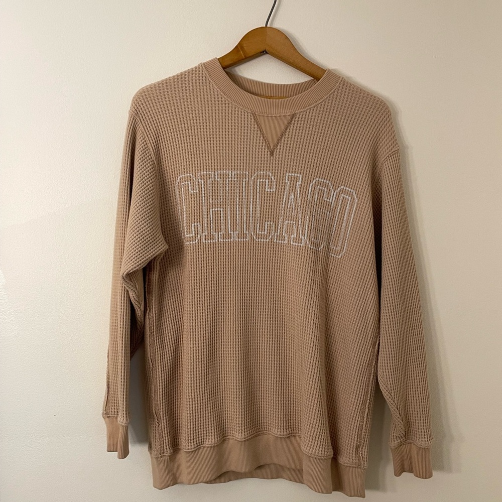 Aerie Waffle Knit Crewneck